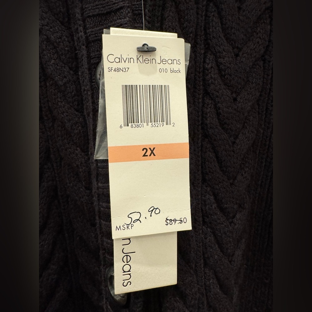 NWT - Calvin Klein Jeans knit cardigan - Picture 2 of 10